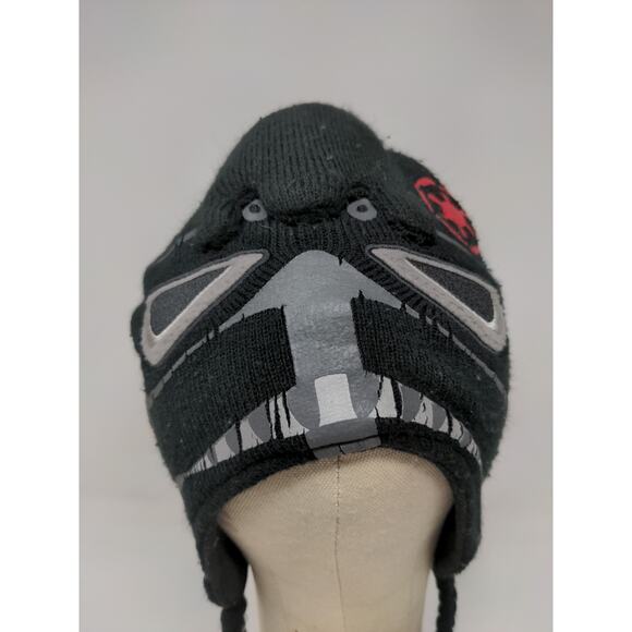 Star Wars Imperial Tie Fighter Pilot Beanie Trapper Hat OS Black - Picture 4 of 13